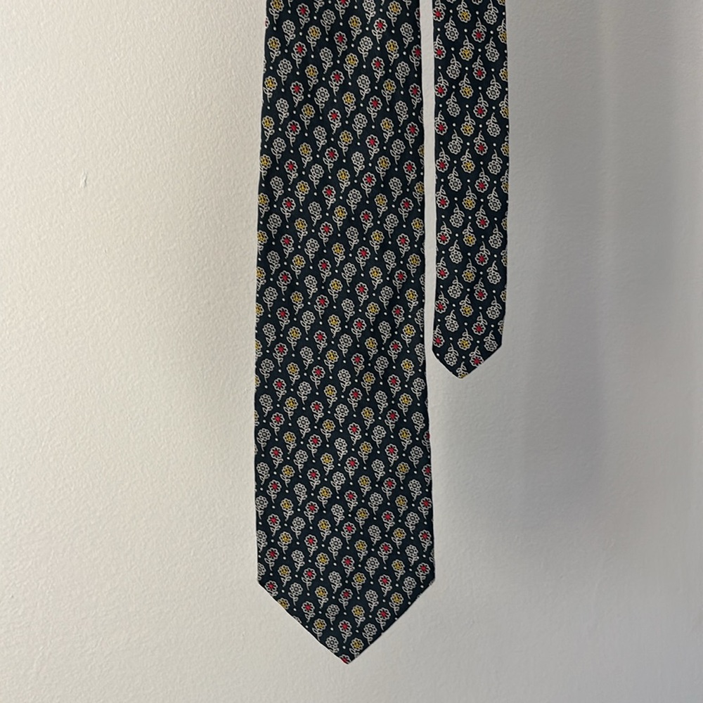Moschino Vintage Silk Men's Tie Peace & Love